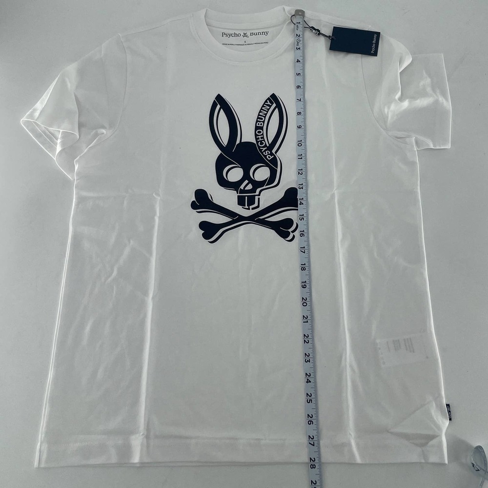 Psycho Bunny Serge Embroidered Graphic Men's Tee 5 | Medium - Picture 6 of 12